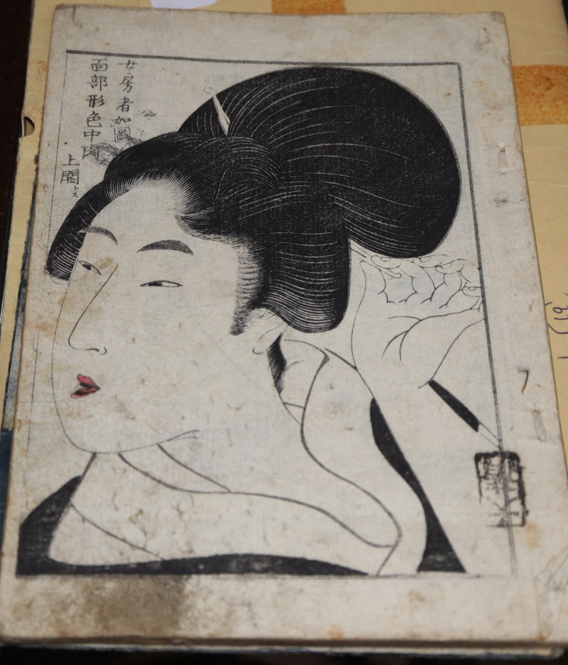 Kitagawa Utammaro (1753-1806), album of erotic woodblock prints